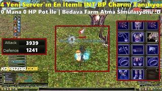 İqsei | 4 Yeni Server'ın En İtemli İNT BP Charını Tanıtıp | Farm Slotlarını Deniyor! | Knight Online