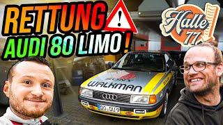 RETTUNGSAKTION in der Halle77! (Audi 80 Limo)