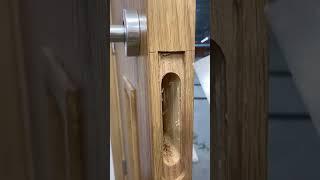 Door Lock Fitting Jig And Hardware Installation