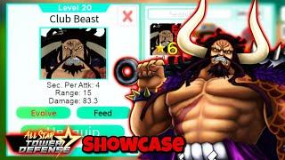 INSANE 6 STAR KAIDO SHOWCASE IN ALL STAR TOWER DEFENSE!.. (Roblox)