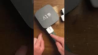 Turn APPLE TV into a WALL BRICK? Apple FireWire Charger + Apple TV = Funny "lifehack"