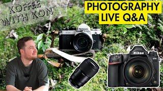 Photography Live Q&A, Nikon News - Vintage Cameras & Lenses - Live Chat - Koffee with Kon