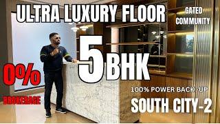 5BHK | 500YDS |  LUXURIOUS BUILDER FLOOR IN GUGAON | SOUTH CITY-2 #floor #realestate #southcity