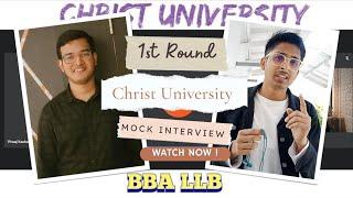 Christ University|| Interview|| UG Mock Interview||1st Round|| Vaibhaw Siddharth