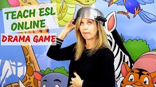 Teach Drama ESL English Online | Best Drama Games for Kids Online Classes | Kids English Theatre