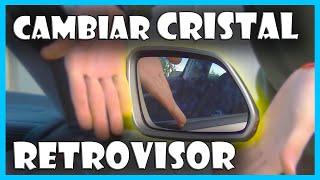 CAMBIAR el ESPEJO RETROVISOR en 3 MIN DIFERENCIA CRISTAL PLANO y CONVEXO | MANTENIMIENTO BÁSICO