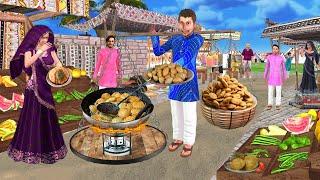 Walking Kachori Wala Famous Indian Street Food Cooking Hindi Kahani Hindi Moral Stories Comedy Video