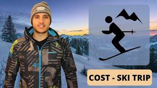 One week skiing in the French Alps – Cost of the SKI TRIP