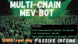 Multi-chain MEV Bot | How to Use MEV Bots for Easy Profits Up To15% Per Day [2024]