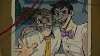 Glitchtrap and Henry Emily..Two old-fashioned co-workers reuniting with each other after a long time