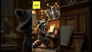 A Sip of Something Sweeter - #funny #racoon #RocketRicky #catlovers  #aianimation #aishorts #aiart
