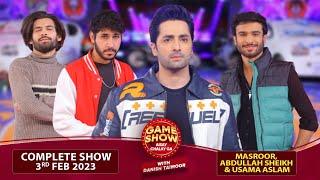 Usama, Abdullah And Masroor In Game ShowAisay Chalay Ga | Danish Taimoor Show | 3rd Feb 2023