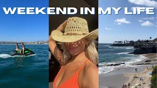 WEEKEND IN MY LIFE VLOG | Visiting Laguna Beach, California