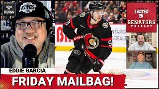 Mailbag: Senators Trade Rumours, Shane Pinto's Tough Start + Weekend Preview with Eddie Garcia