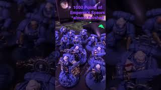 1000 Points of Emperor’s Spears - Almost finished.