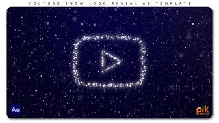 Youtube Snow Logo Reveal - After Effect Templates | Free Download | Pik Templates