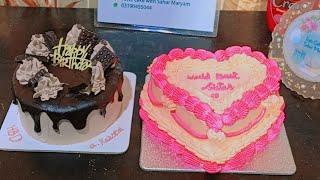 chocolate cake and heart Shep cake / taste cake with Sahar Maryam/