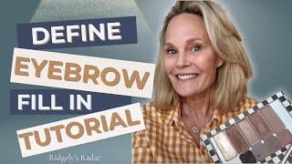 How to Define Your Eyebrows (beginner) with Eyeshadow, Contour Seint Makeup