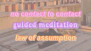 manifesting contact with sp GUIDED MEDITATION | law of assumption