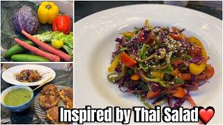 Inspired by Thai Salad recipe️/ yummy recipes / daily routine vlog