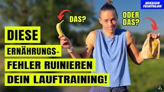 Diese Ernährungsfehler ruinieren Dein Training - Essen vor dem Joggen!