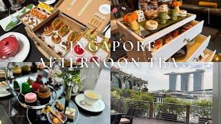 Top 3 Afternoon Tea Spots in Singapore 2024 & How to Reserve🫖Fullerton Bay Hotel/PARK ROYAL/Fairmont