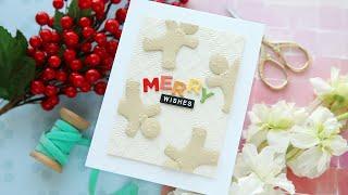 New! Gingerbread Man Embossing Folder