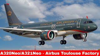 AIRBUS A320/321NEO Compilation, Airbus Toulouse Factory & Flight test (2024)