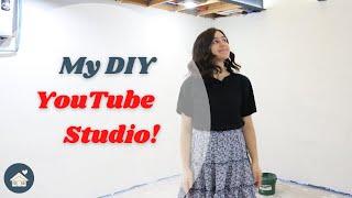 My DIY YouTube Studio! | *VLOG progress update*