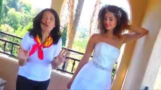 L'ezu Adelle wedding dress behind the scene