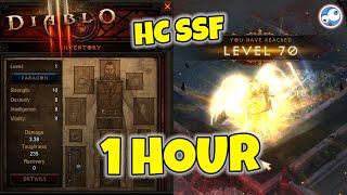 Crusader Level 1 to 70 in 1 HOUR (Hardcore SSF Diablo 3 Season 34)