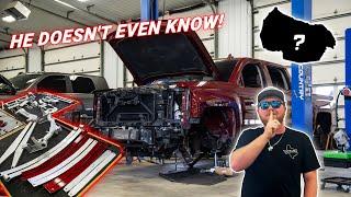 Will it be done in Time?? Bailey Zimmerman Truck Build Part 1