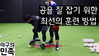 내야수에게 기본이 되는 훈련방법(핸들링)