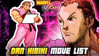 DAN HIBIKI MOVE LIST - Marvel vs. Capcom 2: New Age of Heroes (MvC2)