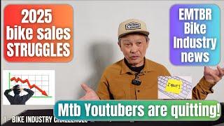 Bike Industry News 3-7-2025 mtb sales struggles, why mtb youtubers quitting, Sea Otter 2025