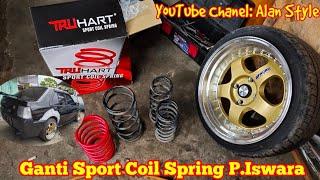 Ganti(Sport Coil Spring)Depan Belakang Proton Saga Iswara. #SportSpring