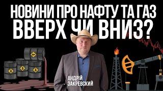 Різноспрямовані новини про нафту та газ. Вверх чи вниз?