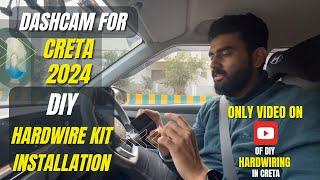 DIY Dashcam Hardwire Kit Installation for 2024 Hyundai Creta | ख़ुद करें Hardwire Kit Install