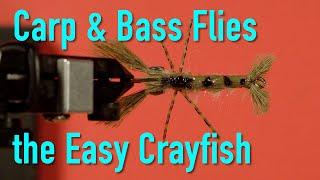 Carp and Bass Flies: the Easy Crayfish pattern