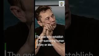 Elon Musk Craziest Plan  #millionairemindset #goals #motivation #tesla #mars