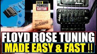 SkyScraper Guitars Trem Wedge - Review & Demo - Tune Your Floyd Rose Fast // Floating Tremolo Setup