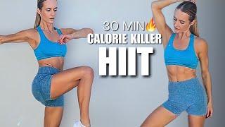 30 MIN NO JUMPING HIIT WORKOUT FOR FAT LOSS | High Intensity Low Impact