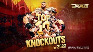 Top 10 Best MMA Knockouts | BRAVE CF | BRAVE TV | FREE MMA Fights | Top Knockouts of 2022