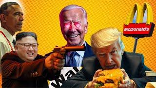 US Presidents Go to McDonald's For New Year 2025 Party