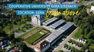 The Duale Hochschule Gera-Eisenach from above - Location: Gera