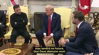 Trump e Vance discutem com Zelensky na Casa Branca [Legendado]