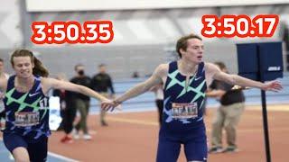 Cole Hocker And Cooper Teare American Record Mile Attempt