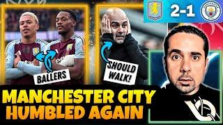 Man City DESTROYED By Aston Villa! Rogers & Duran HUmble Pep Guardiola! Aston Villa Vs Man City