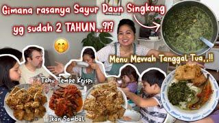 MAKAN MEVVAH MENUJU AKHIR BULAN, TANGGAL TUA‼️DAUN SINGKONG INI USIANYA SUDAH 2 TAHUN⁉️