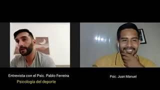 ¿QUÉ ES LA PSICOLOGÍA DEL DEPORTE? / Entrevista al Pisc. Pablo Ferreira